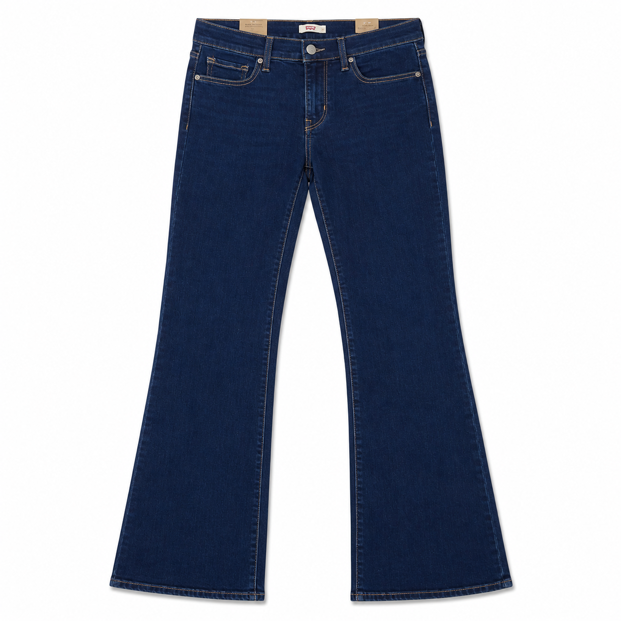 Women’s Dark Blue High Waist Flared Jeans