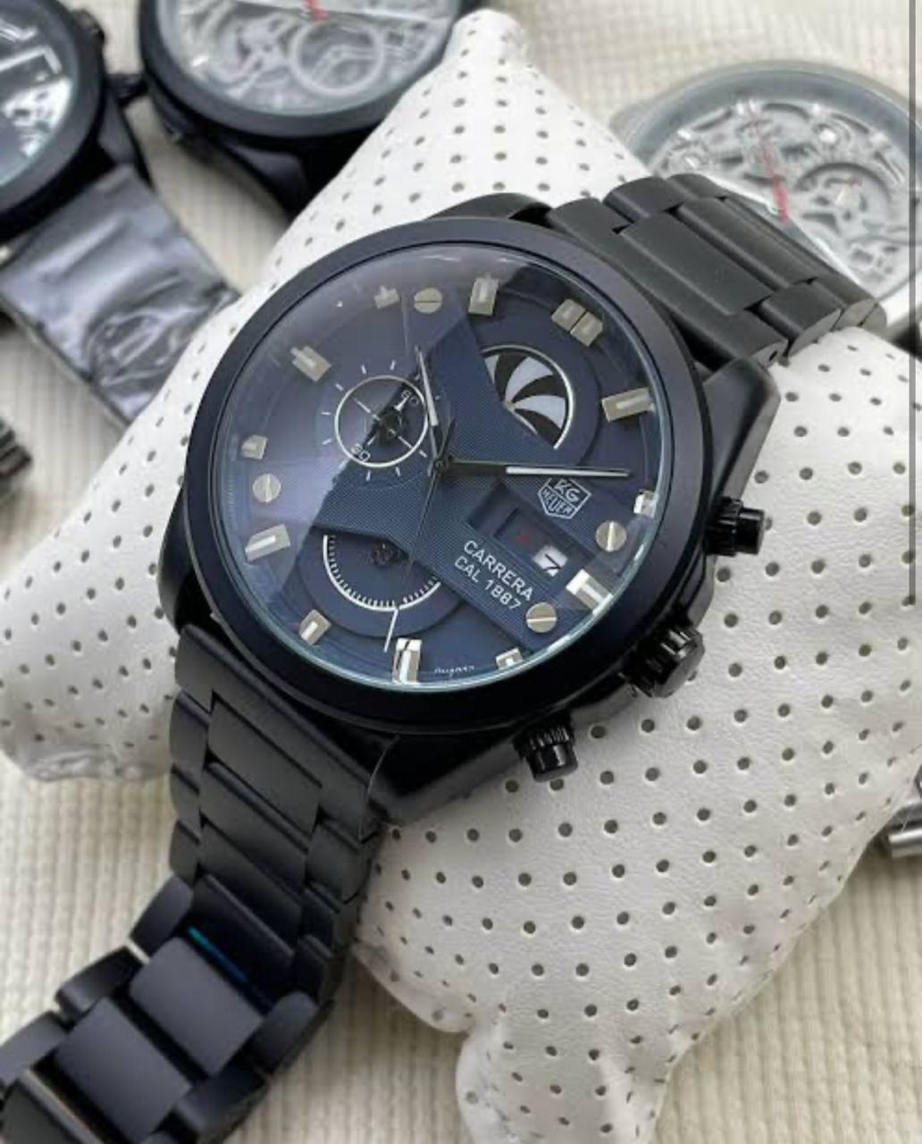 Midnight Blue Luxury Steel Watch