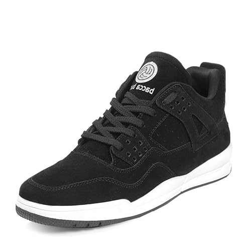 Men’s Casual Black Sneakers Comfortable Daily Wear