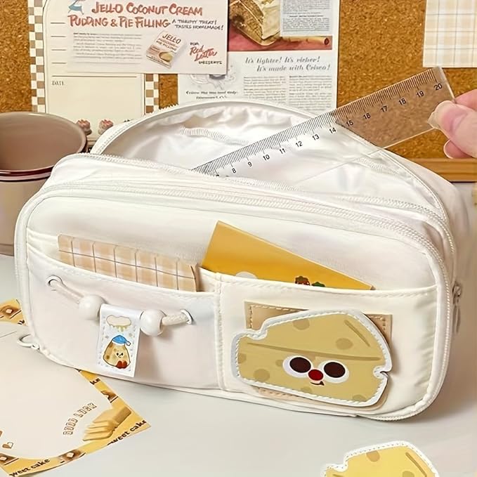 Cute Cartoon Print Travel Makeup Organizer Bag