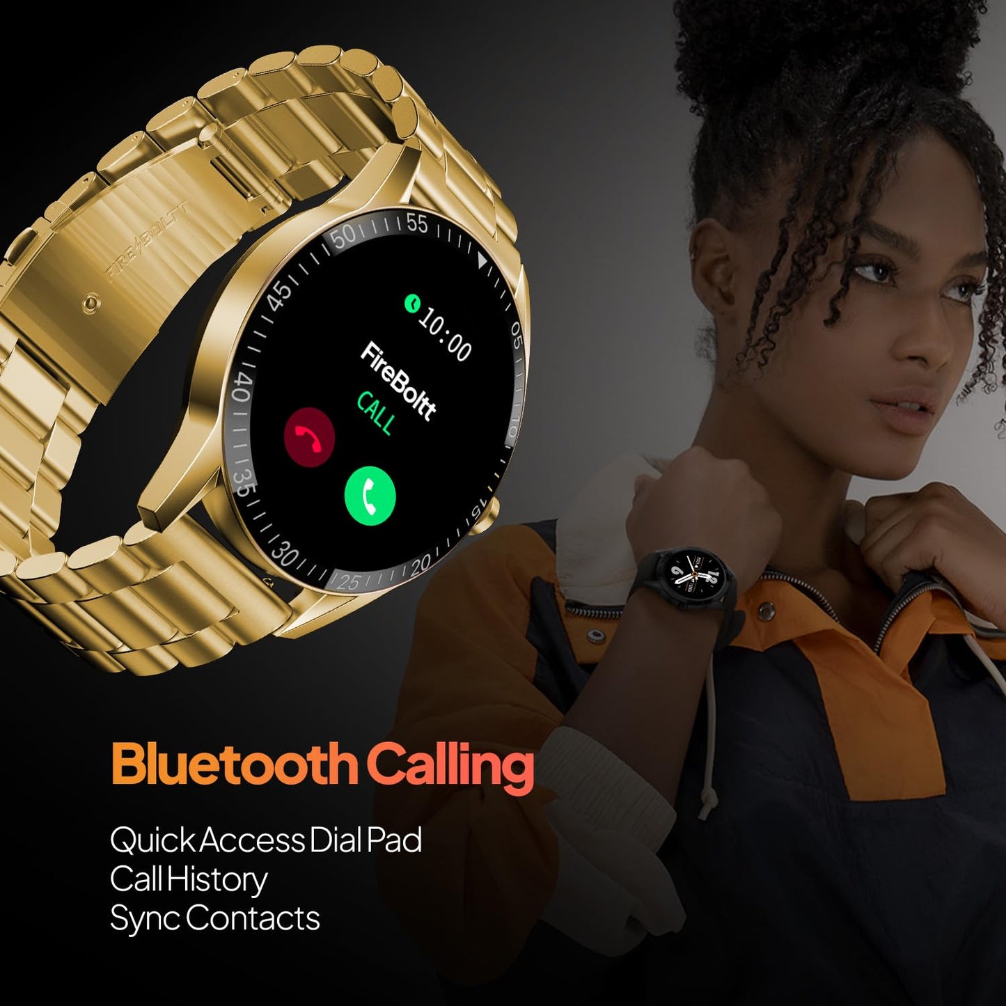 Luxury Gold Stainless Steel Analog Wrist Watch