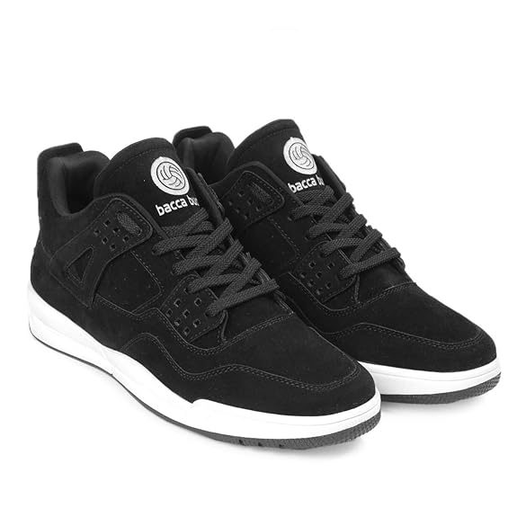 Men’s Casual Black Sneakers Comfortable Daily Wear