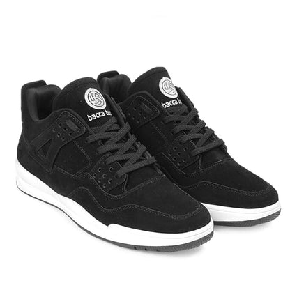 Men’s Casual Black Sneakers Comfortable Daily Wear
