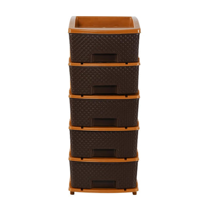 Multi-Layer Plastic Storage Drawer Organizer Rack