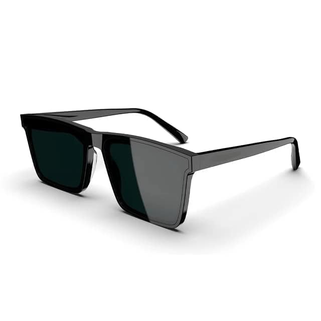 Stylish Black Square Frame Sunglasses for Men
