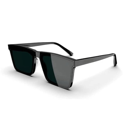 Stylish Black Square Frame Sunglasses for Men