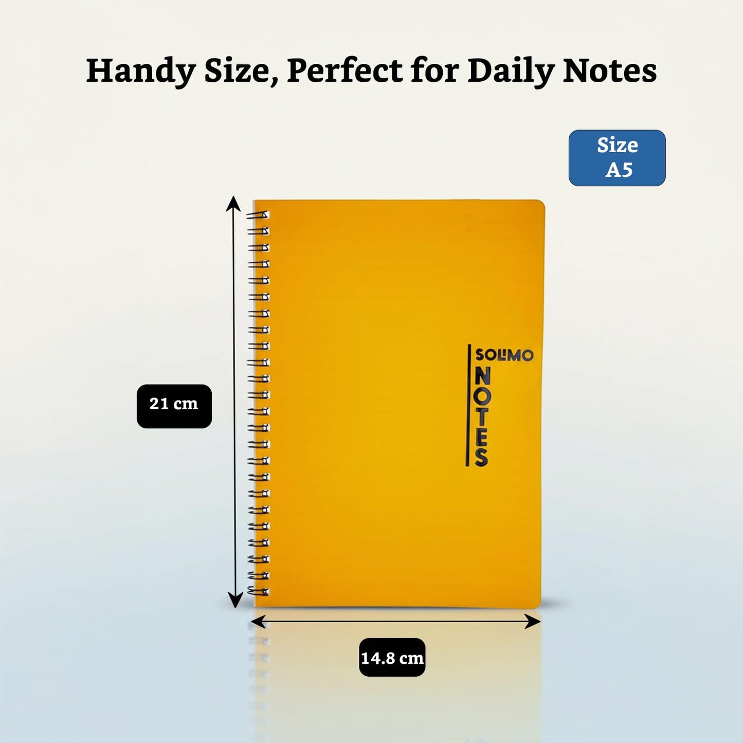 Colorful Spiral Bound A4 Ruled Notebook Pack