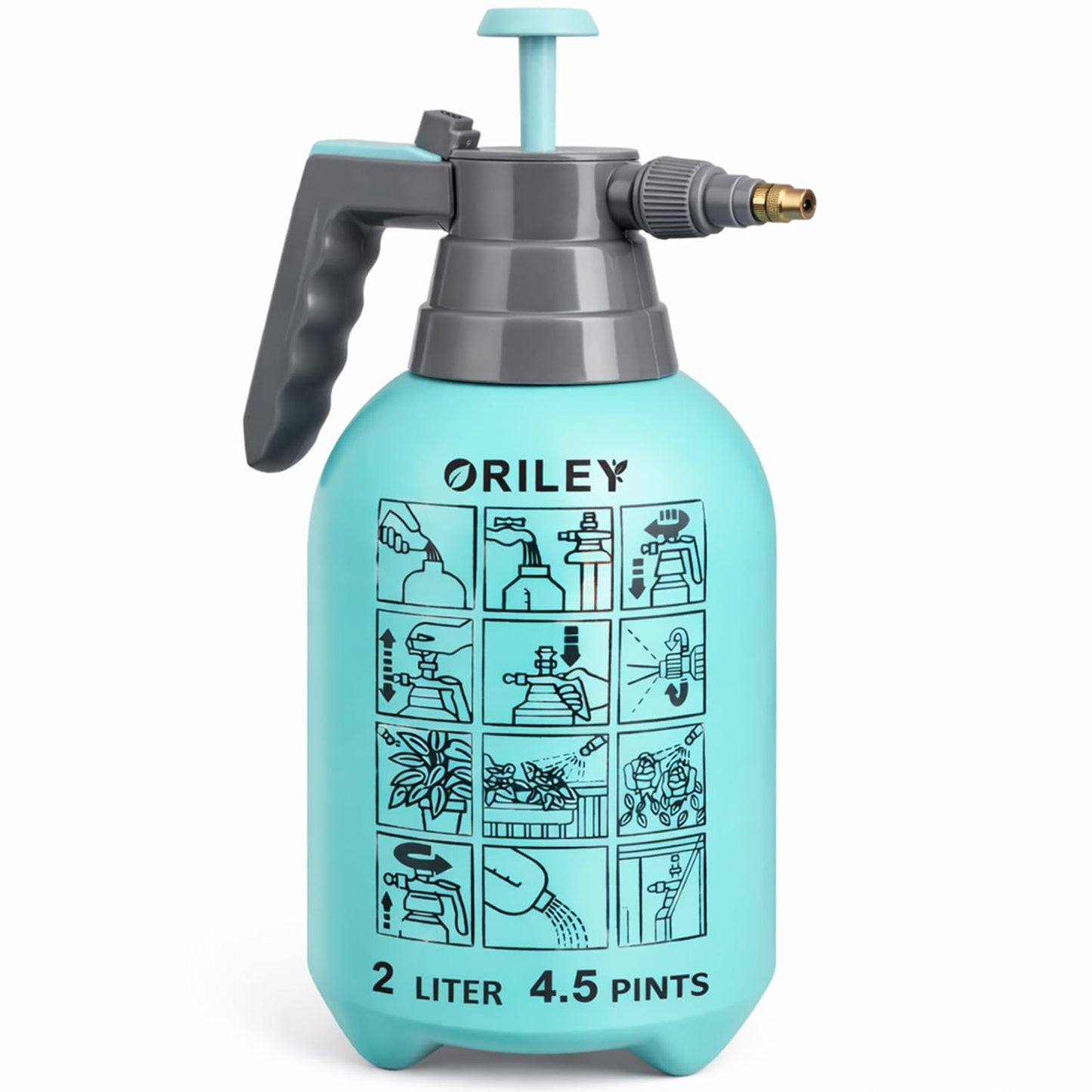 2 Liter Garden Pressure Spray Bottle Pump