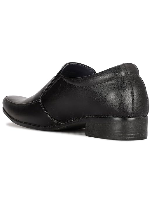 Classic Black Formal Slip-On Leather Shoes
