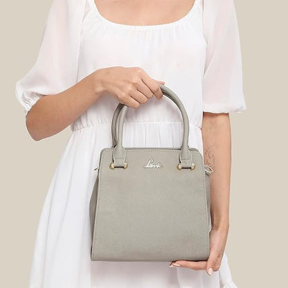 Elegant Grey Structured Handbag for Women