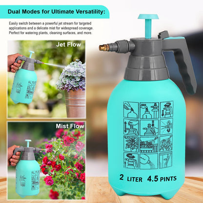 2 Liter Garden Pressure Spray Bottle Pump
