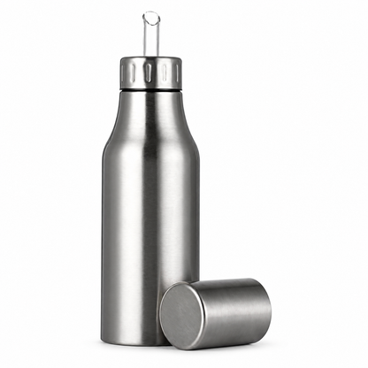 Stainless Steel Oil Dispenser Bottle with Spout