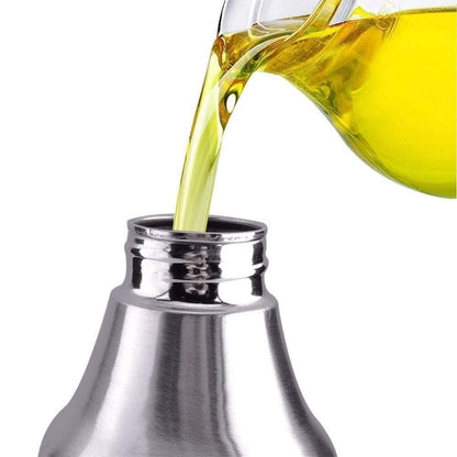 Stainless Steel Oil Dispenser Bottle with Spout
