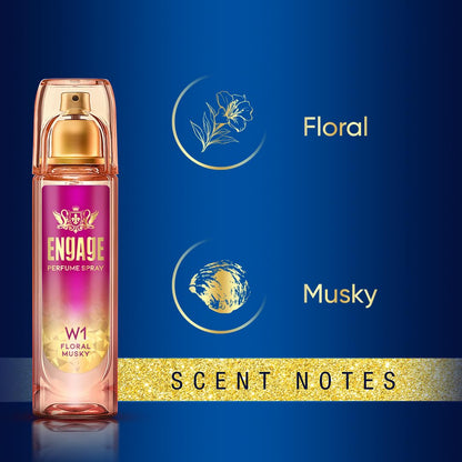 Engage W1 Floral Musky Perfume Spray