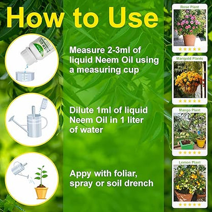 Pure Neem Oil Natural Cold Pressed Extract