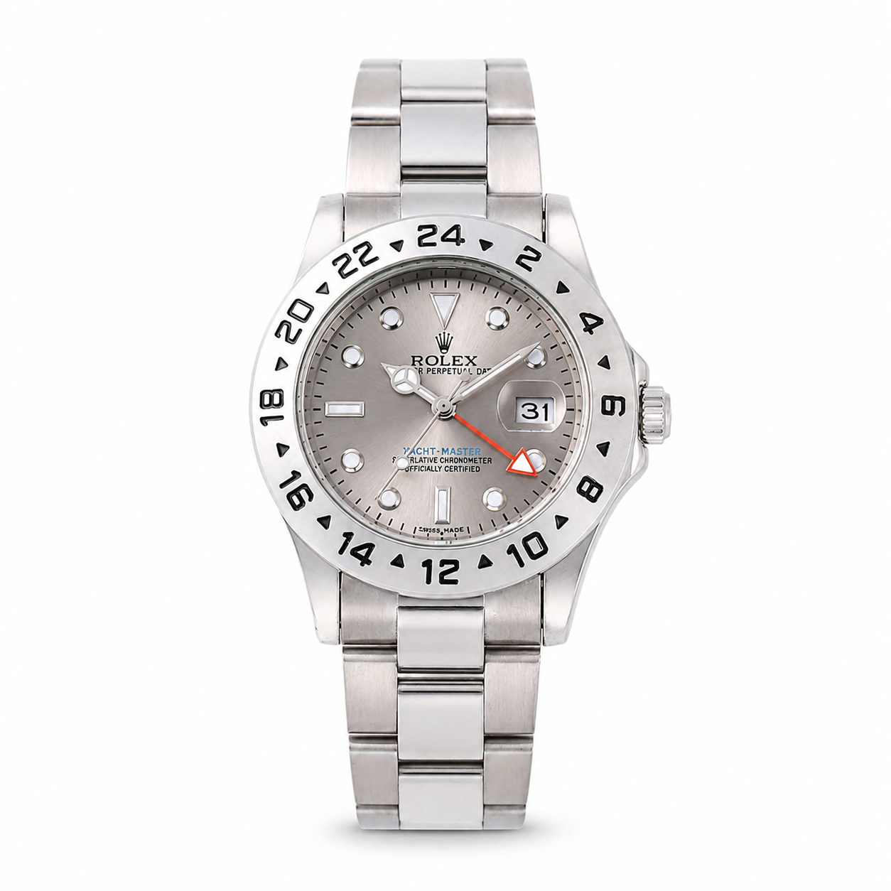 Luxury Silver Stainless Steel Analog Watch
