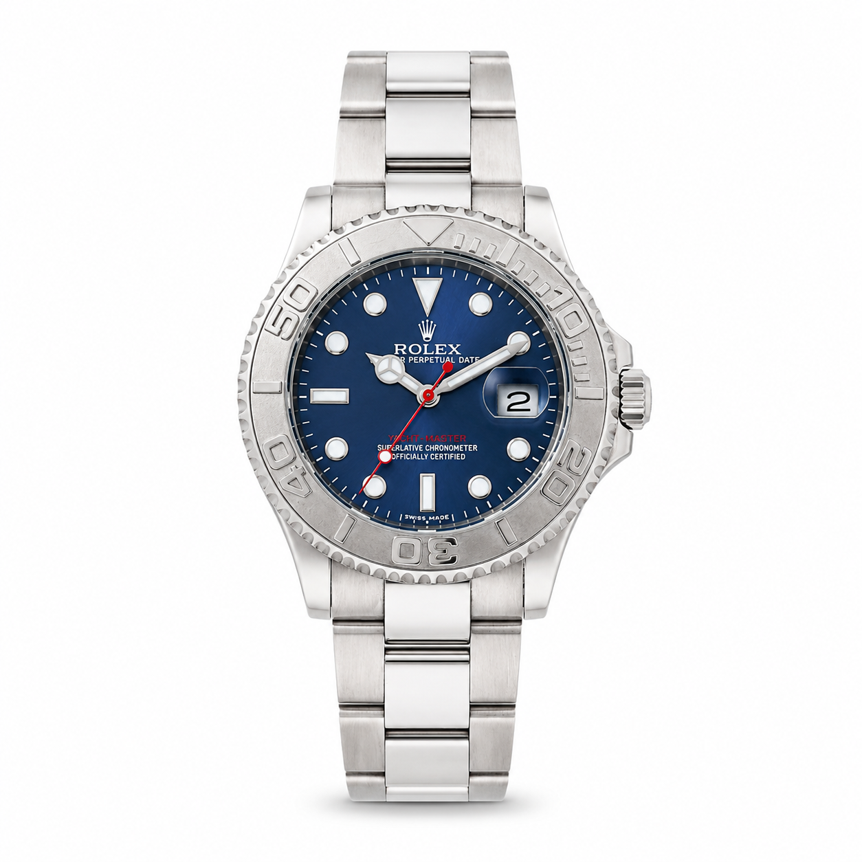 Premium Blue Dial Stainless Steel Watch