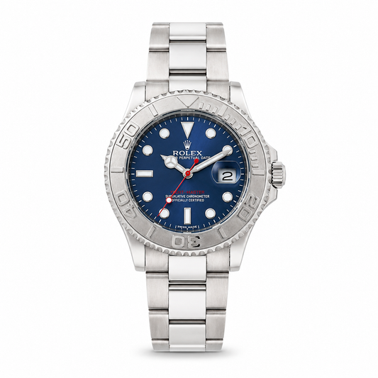 Premium Blue Dial Stainless Steel Watch