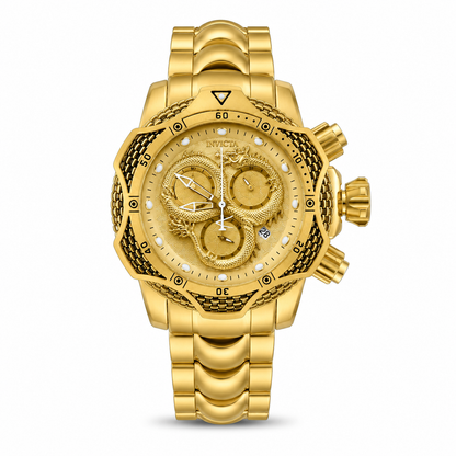 Premium Gold Dragon Luxury Analog Watch