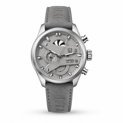 Silver Grey Premium Chronograph Watch