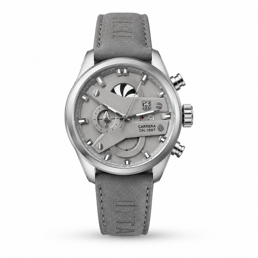 Silver Grey Premium Chronograph Watch