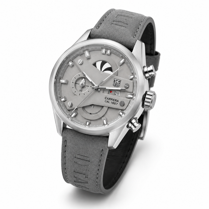 Silver Grey Premium Chronograph Watch