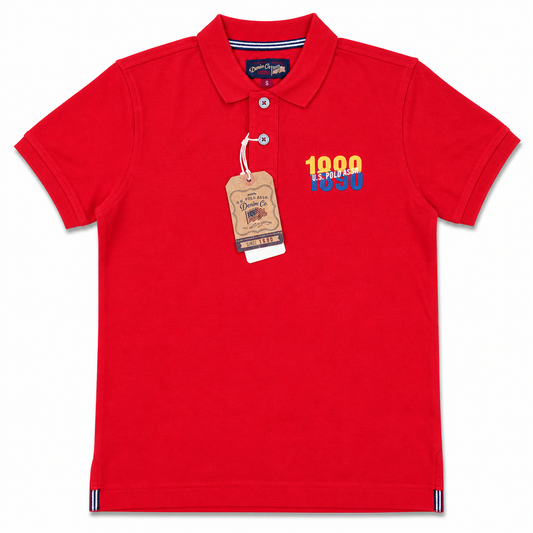 Red Classic Cotton Polo T-Shirt