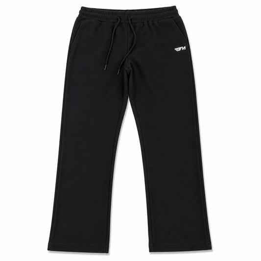 Men’s Black Comfortable Cotton Track Pants