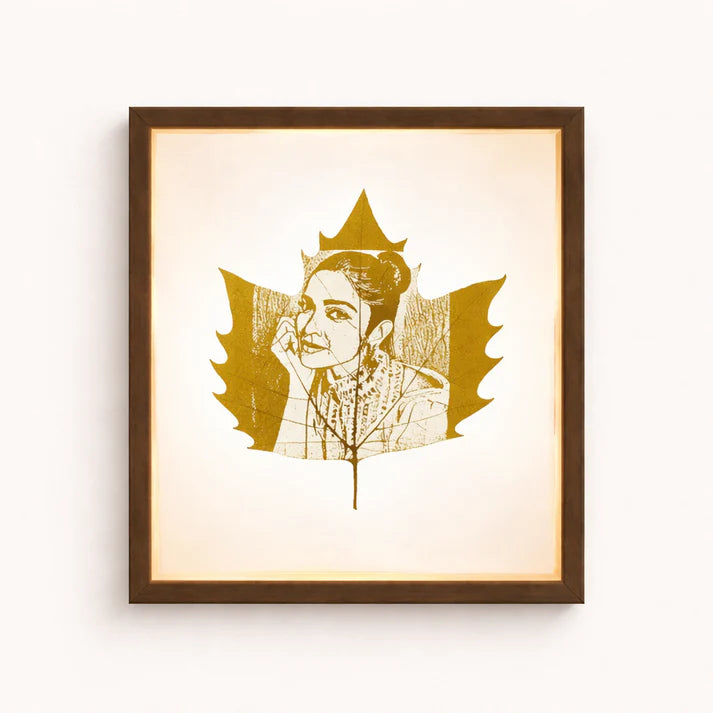 Custom Leaf Photo Frame – Personalized Artistic Memory Frame