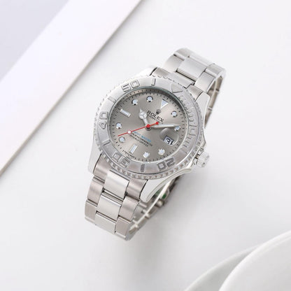 Premium Blue Dial Stainless Steel Watch