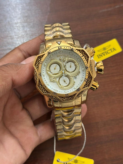 Premium Gold Dragon Luxury Analog Watch