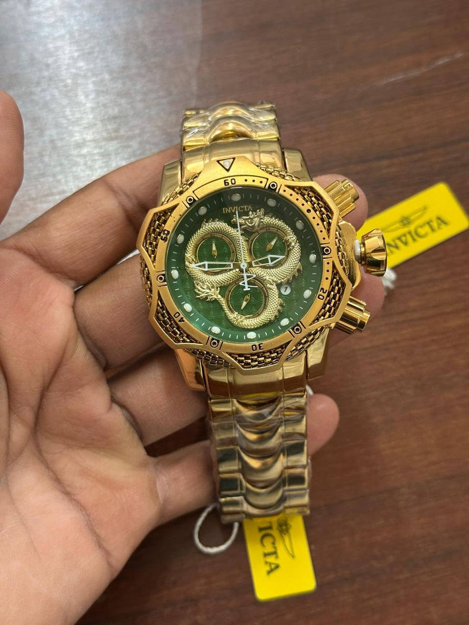 Premium Gold Dragon Luxury Analog Watch