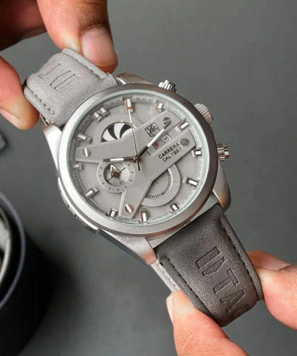 Silver Grey Premium Chronograph Watch