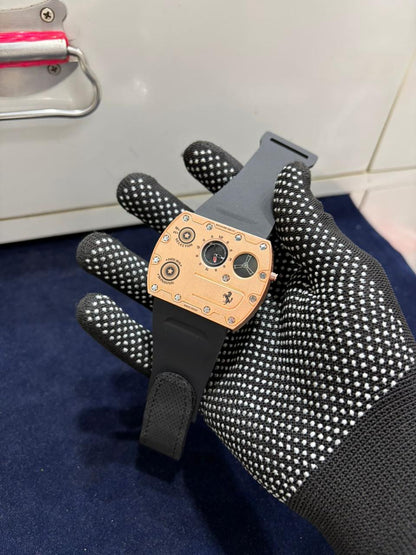 Premium Green Strap Square Dial Watch