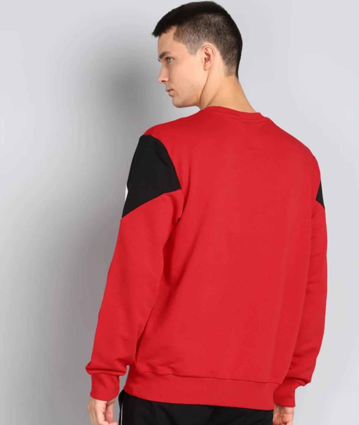 Men’s Red Graphic Sports Sweatshirt